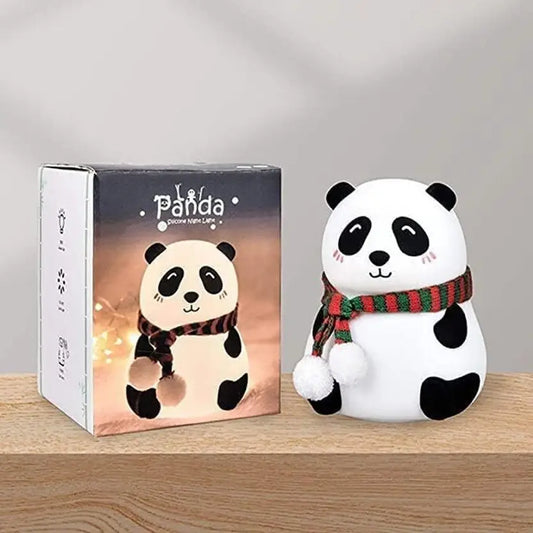 JESAL new Cute Panda toy 7 Color Changing Animal Night Light For Kids Bedroom - 15 cm  (White)